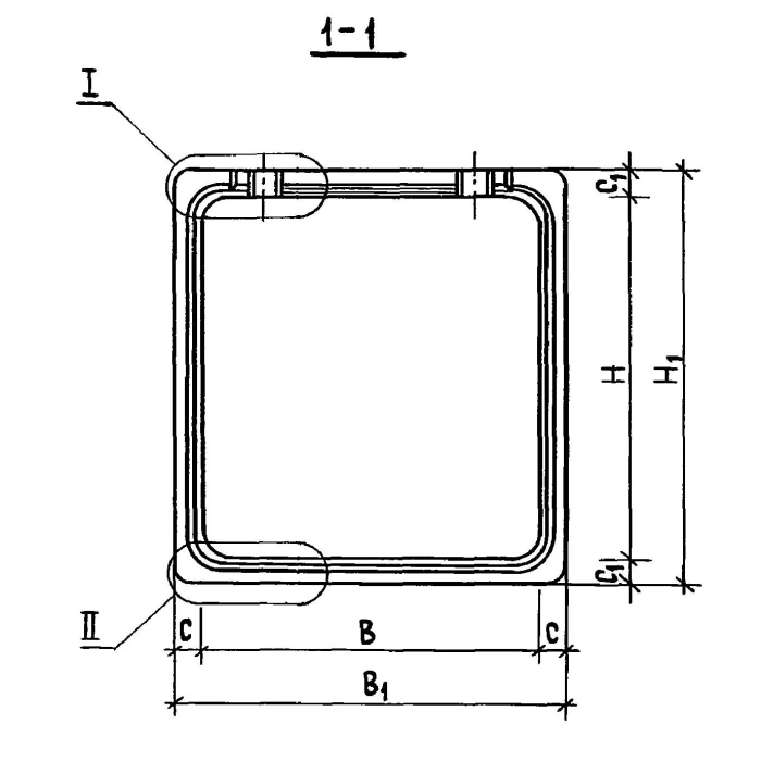 Объёмный элемент БО 30х30-3
