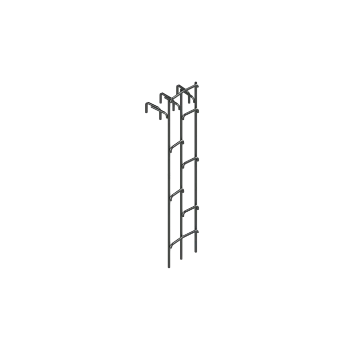 Канализационная лестница КЛ-1.7 (Л-1; Л-18) для колодцев