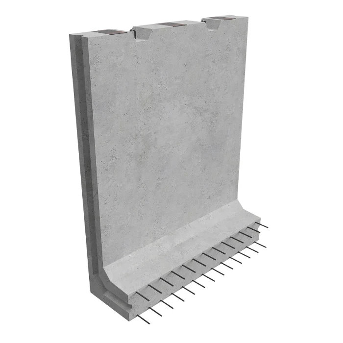 Г-образная конструкция железобетонная Г 20-20-1