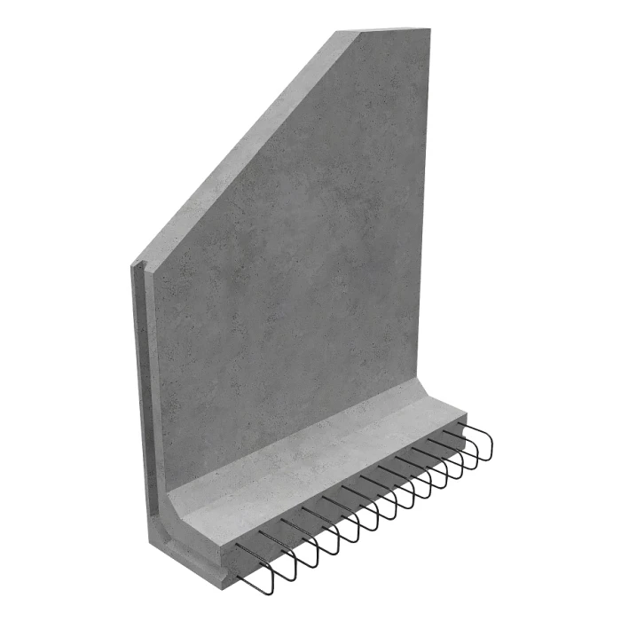 Г-образная конструкция железобетонная НГ 25а-2