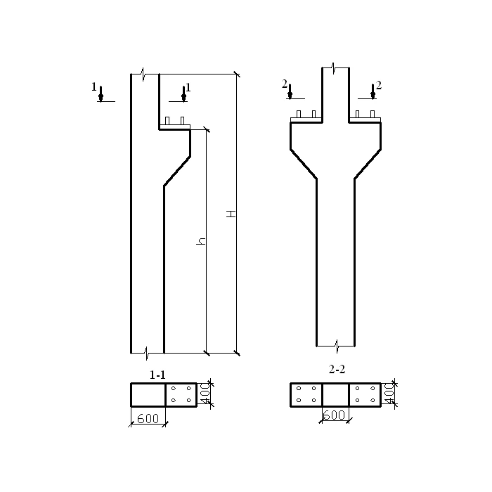 Колонна железобетонная 10к 108-10