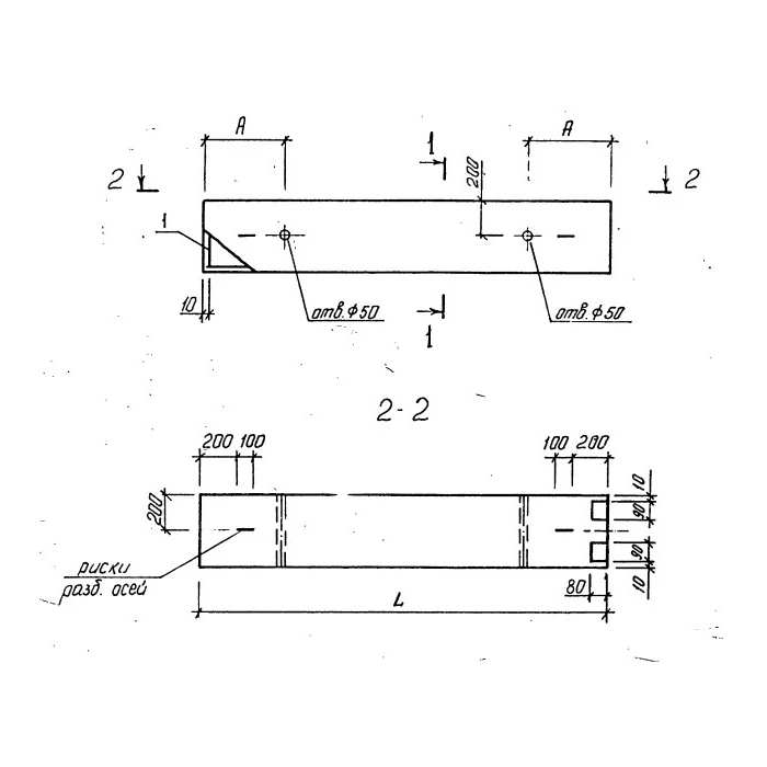 Колонна железобетонная 1КСД 42-00-3-20-00 ТУ